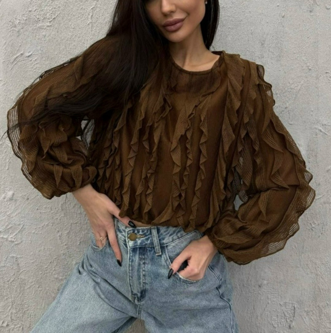 блузка нарядная с воланами и рюшами come alone 304052378,блузка с оборками,женская блузка,нарядная блузка с воланами и рюшами летняя fozu 387480511,блузка нарядная с воланами и рюшами