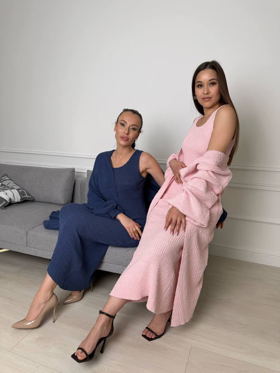 платье кардиган,трикотажный кардиган,платье накидка,трикотажный костюм с кардиганом yrmoon 376691022,кардиган вязаное