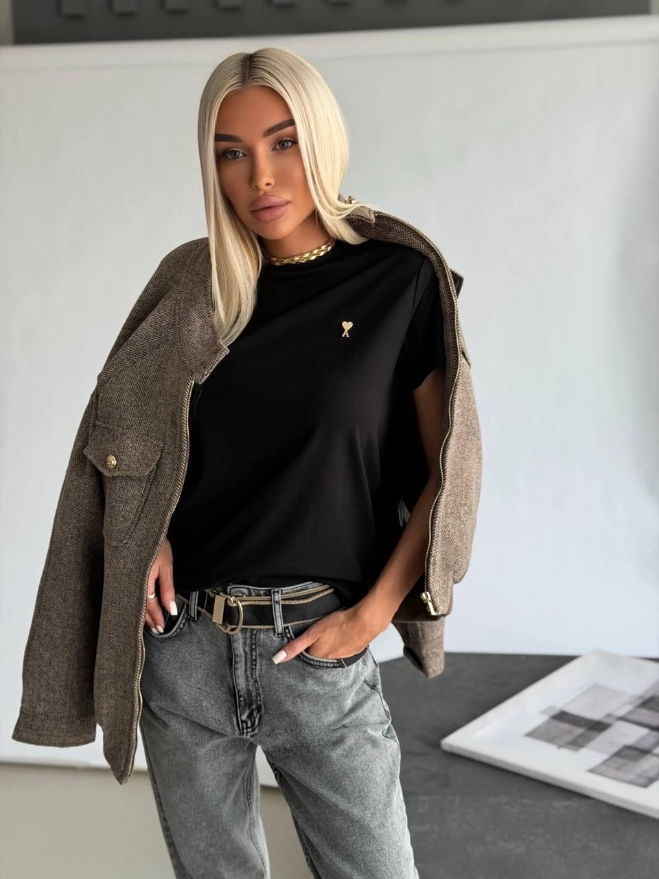 женская футболка,футболке,черная женская футболка,базовая женская футболка,стильная футболка