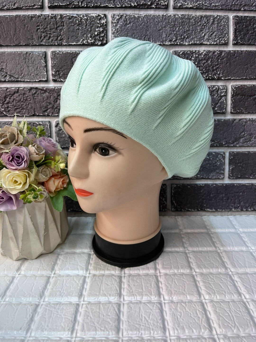 берет двойной,берет,берет женский,беретки женские весенние,шапка для женщин