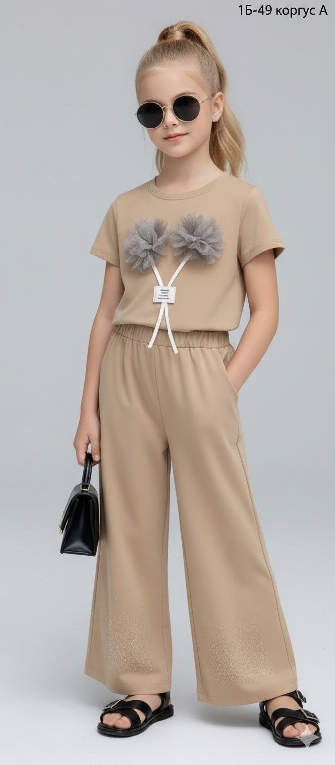 широкие штаны для девочек,костюм для девочек,брюки для девочек,комплект одежды для девочек,брюки широкие