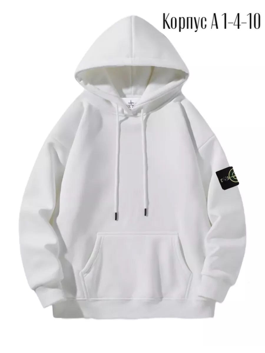 худи stone island,белые мужские толстовки stone island,толстовка stone island,толстовка,белая кофта стон айленд
