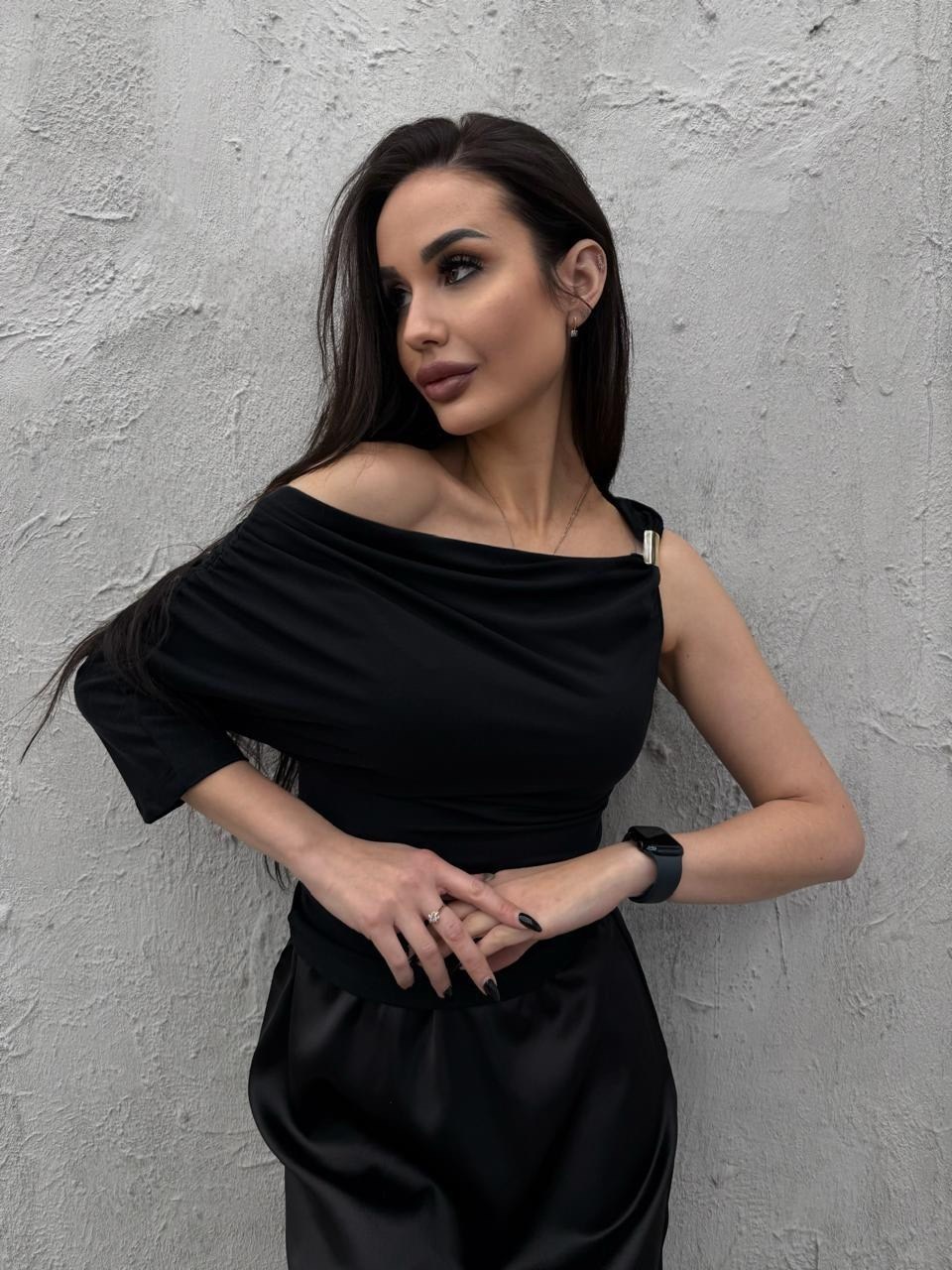 женская кофта,лонгслив с открытыми плечами кофта нарядная драпировка modamica,лонгслив с драпировкой,лонгслив с открытыми плечами,блузки