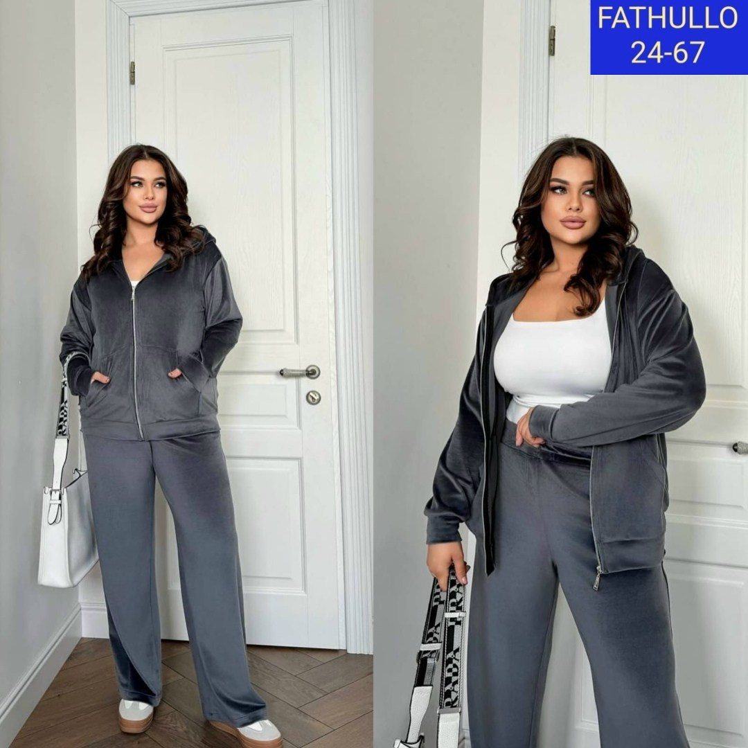 велюровый костюм больших размеров ltmoda,женский спортивный костюм больших размеров,женские костюмы больших размеров,велюровый костюм больших размеров,велюровый костюм больших размеров ltmoda цвет гра