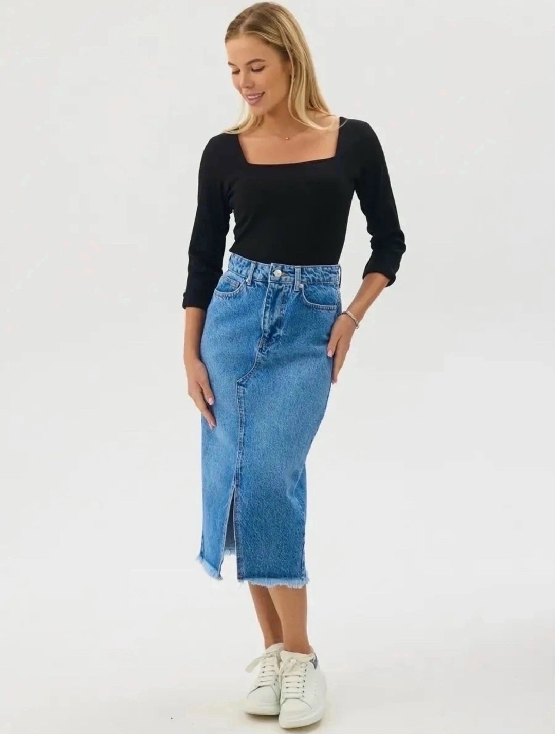 юбка джинсовая миди с разрезам,джинсовая юбка,длинные джинсовые юбки,юбка джинсовая женская,джинсовая юбка миди