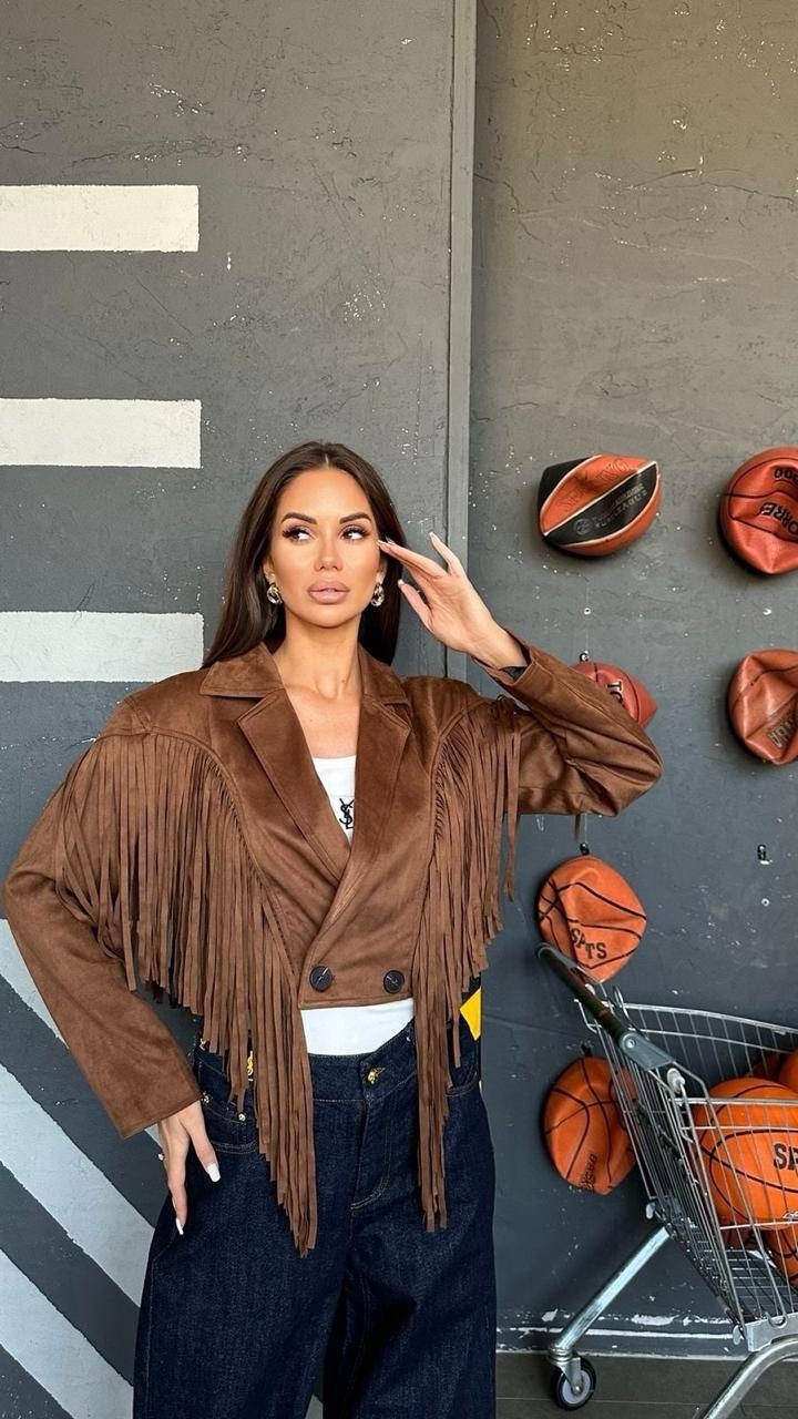 yves saint laurent женская замшевая косуха с бахромой,замшевая куртка с бахромой,замшевая куртка,замшевая куртка с бахромой женская,куртка с бахромой