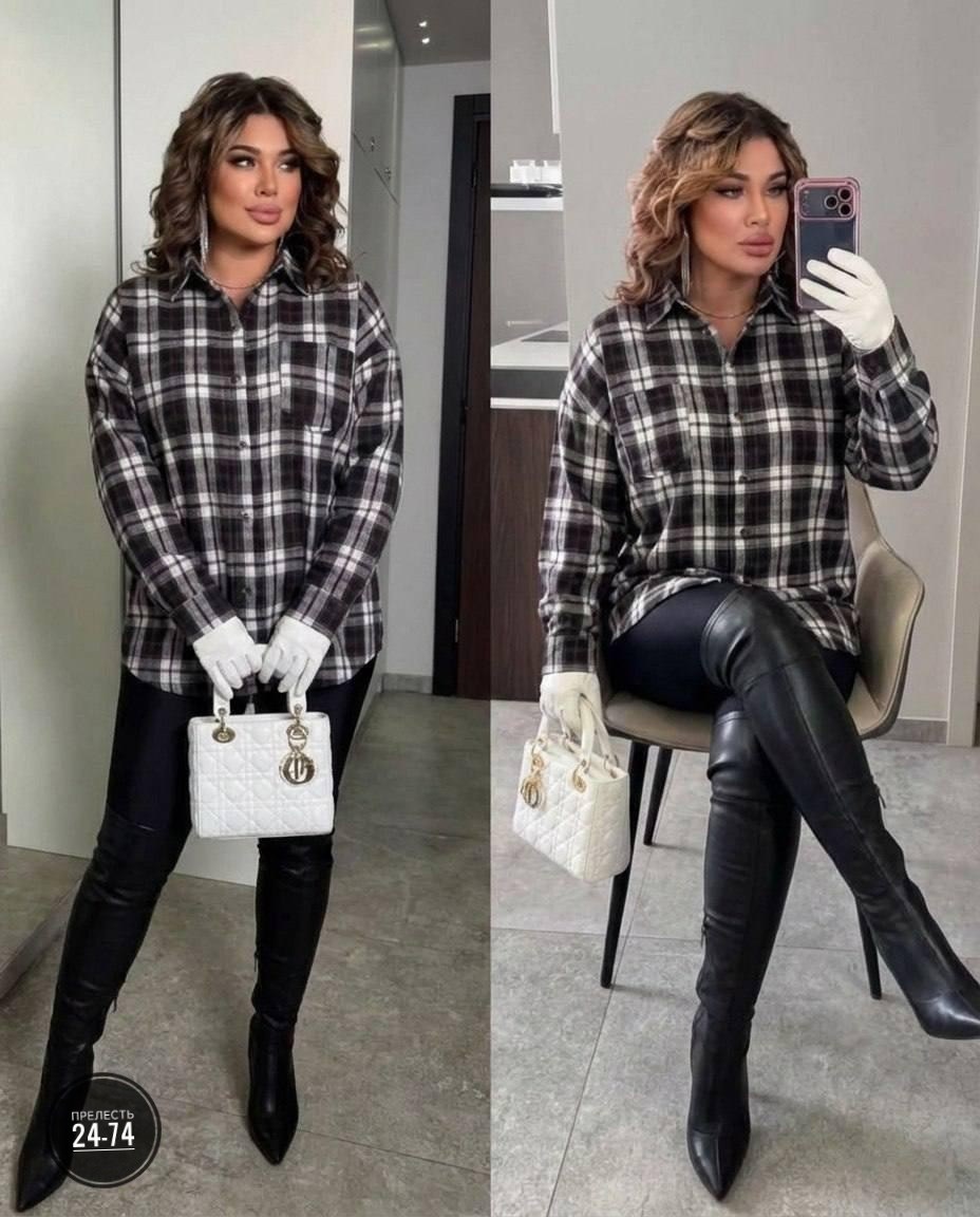 женская рубашка,женская рубашка в клетку,рубашка,женская рубашка больших размеров,рубашка удлиненная