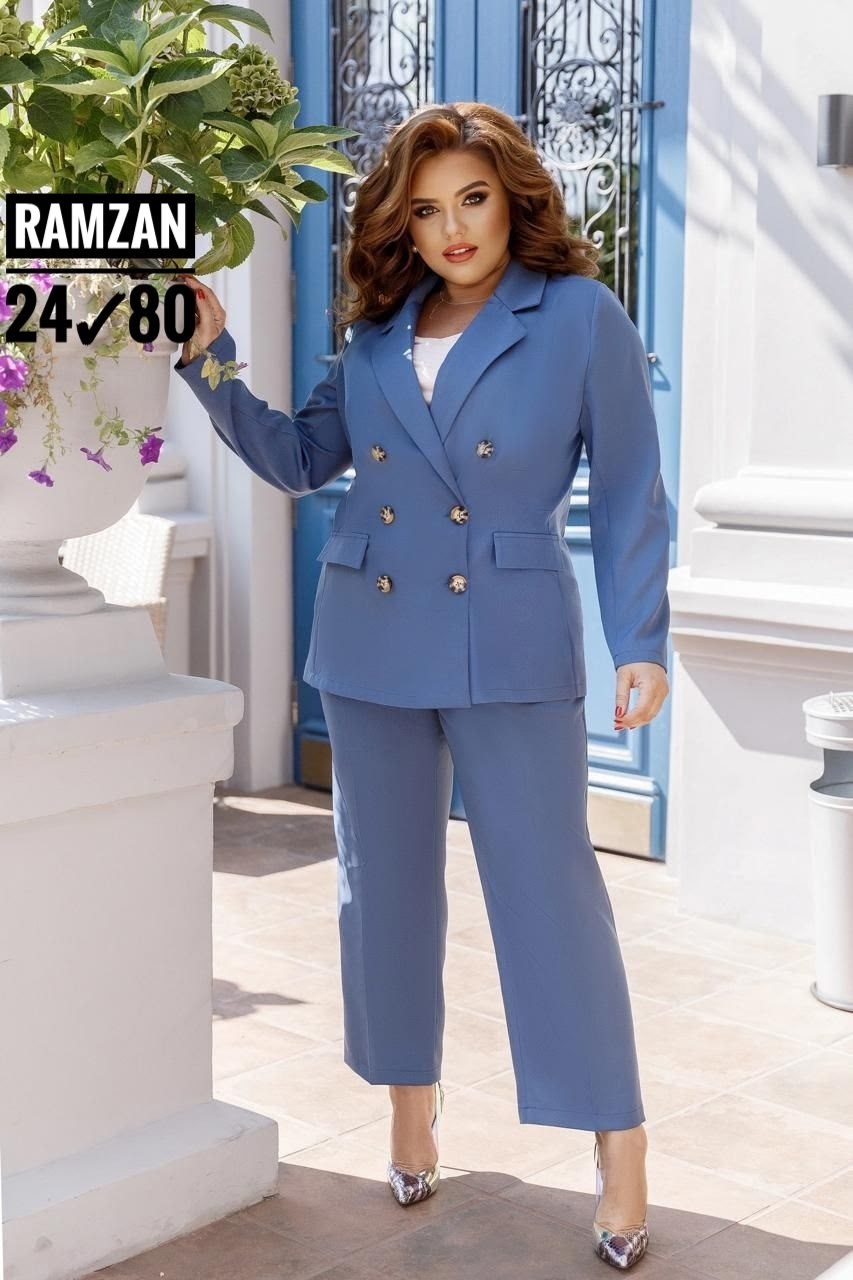 женские брючные костюмы больших размеров,брючный костюм ninele 7485 небесный,костюм брючный 2042 голубой alani,брючный костюм,брючный костюм больших размеров