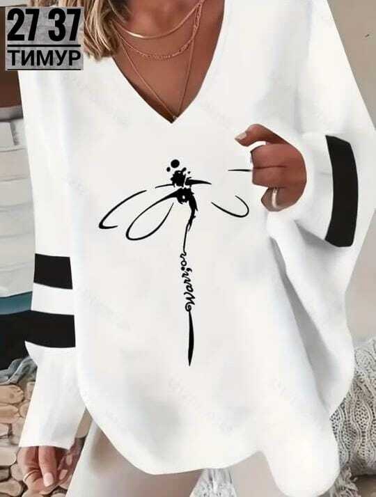 свитшот женская,модные свитшоты,свитшот с принтом,повседневный свободный свитшот,свободный свитшот с круглым вырезом