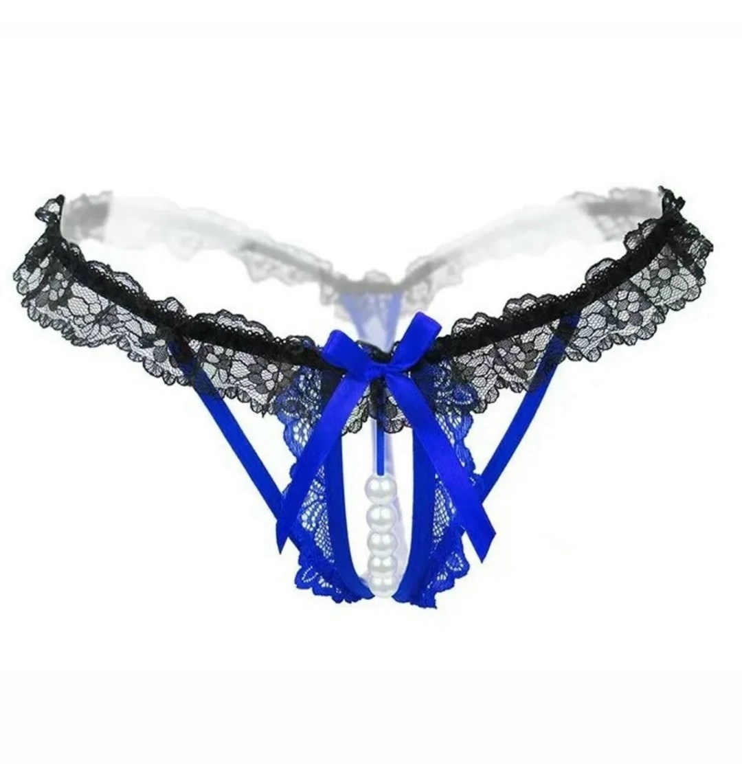женские трусики с бусинками,женские трусики с жемчужинами,женские сексуальные трусики,стринги с доступом,розовые кружевные стринги