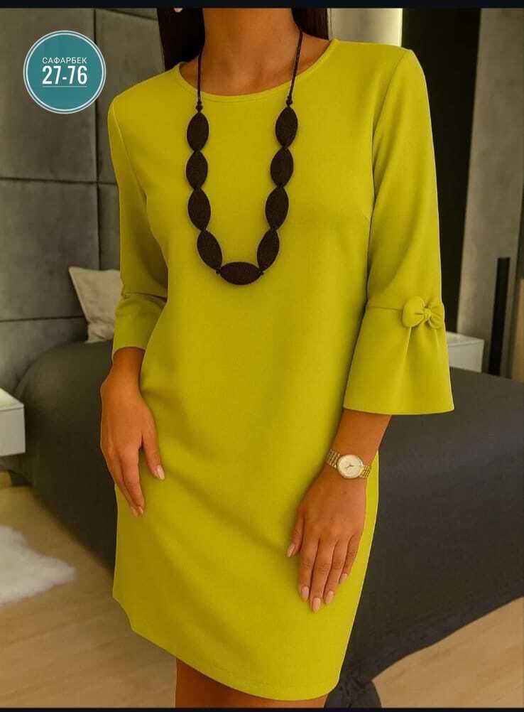 платье,женское платье,короткие платье,прямое платье,платье жёлтое