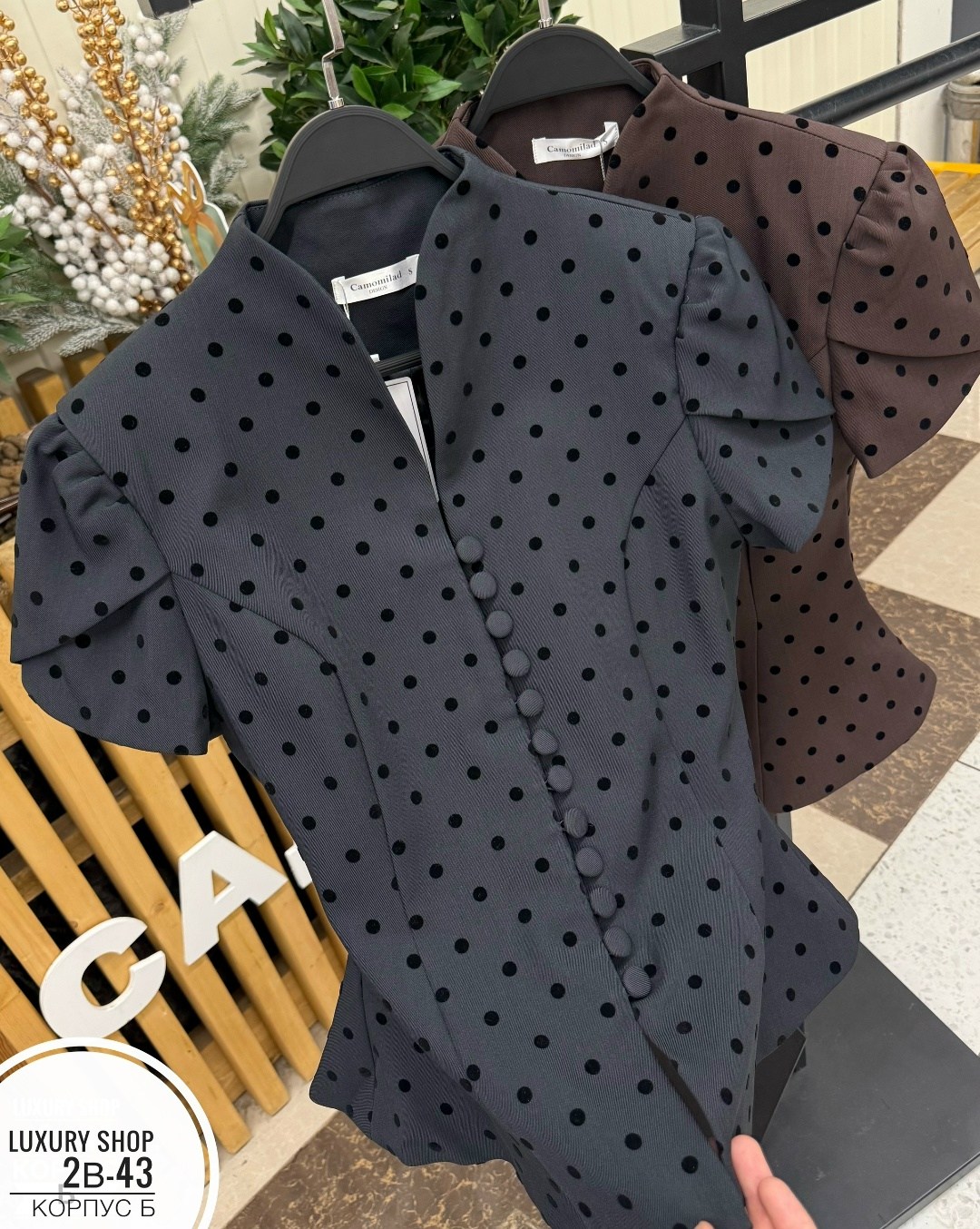 блузка женская,блузка в горох,повседневная блузка,блузка в горошек,женская блуза