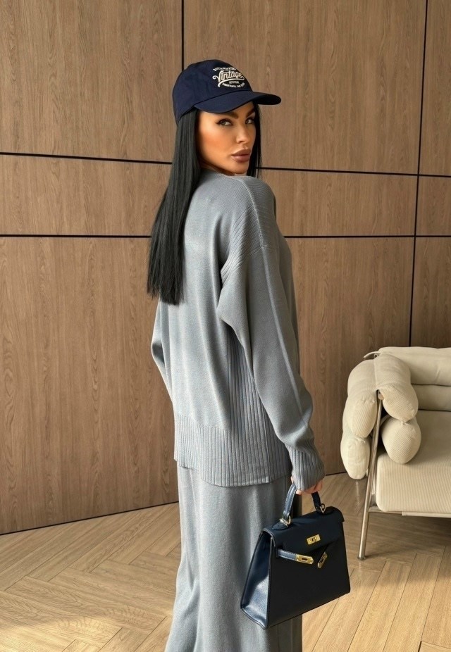 трикотажный костюм,комплект одежды sasheline,костюм двойка кашемир,трикотажные костюмы с юбками,вязаный костюм с юбкой