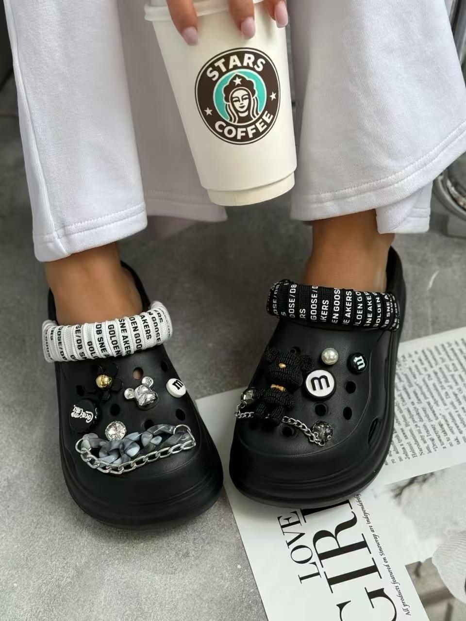 ,женская  crocs,модные кроксы,шлепки на платформе,женские кроксы