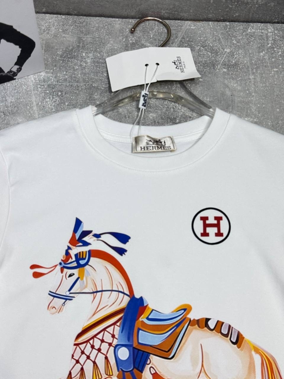 футболка hermes,футболка,футболки женская,футболка с принтом,брендовые футболки