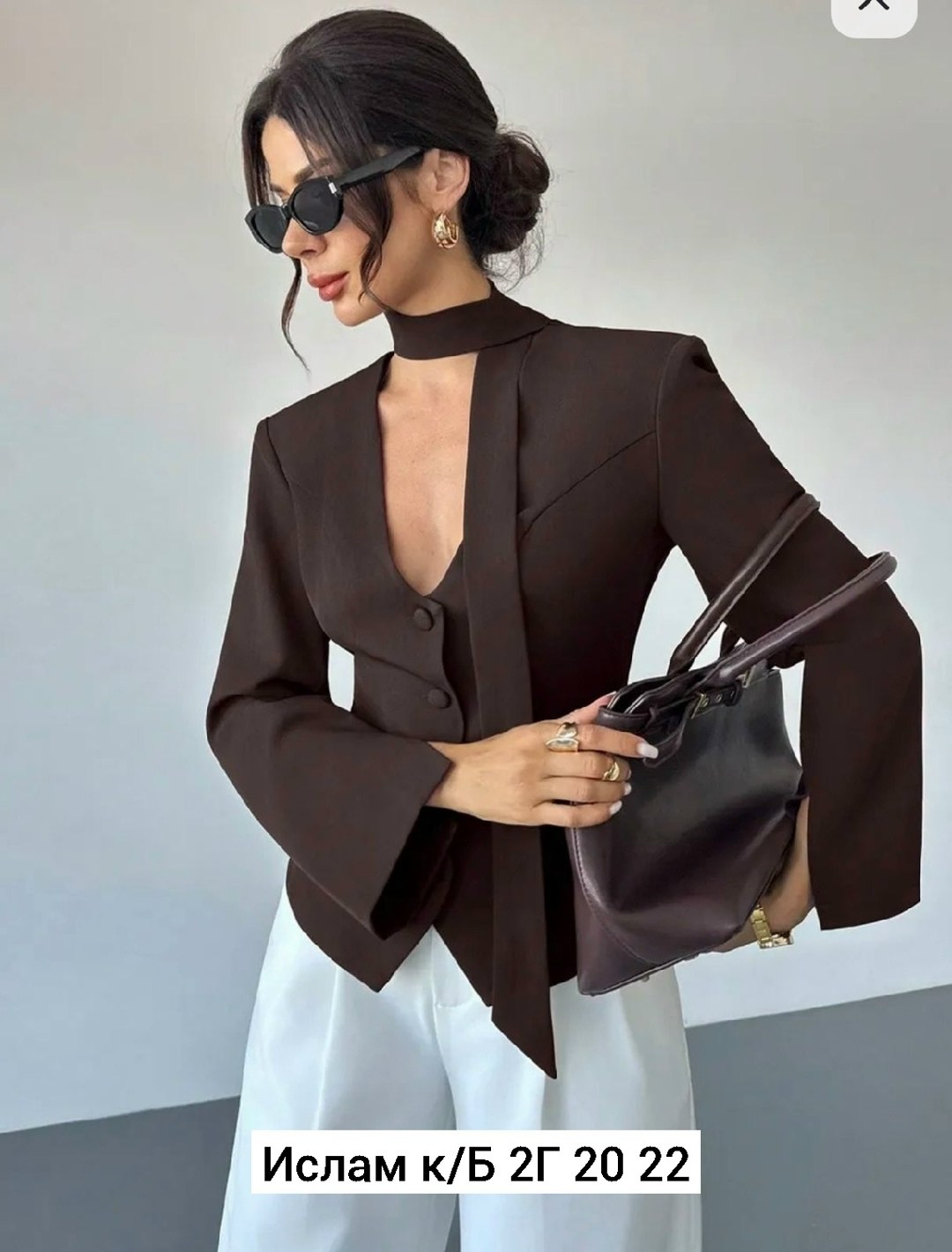 пиджак,жакет и пиджак,пиджак приталенный с шарфом укороченный ln brand цвет черный,жакет с баской,пиджак приталенный