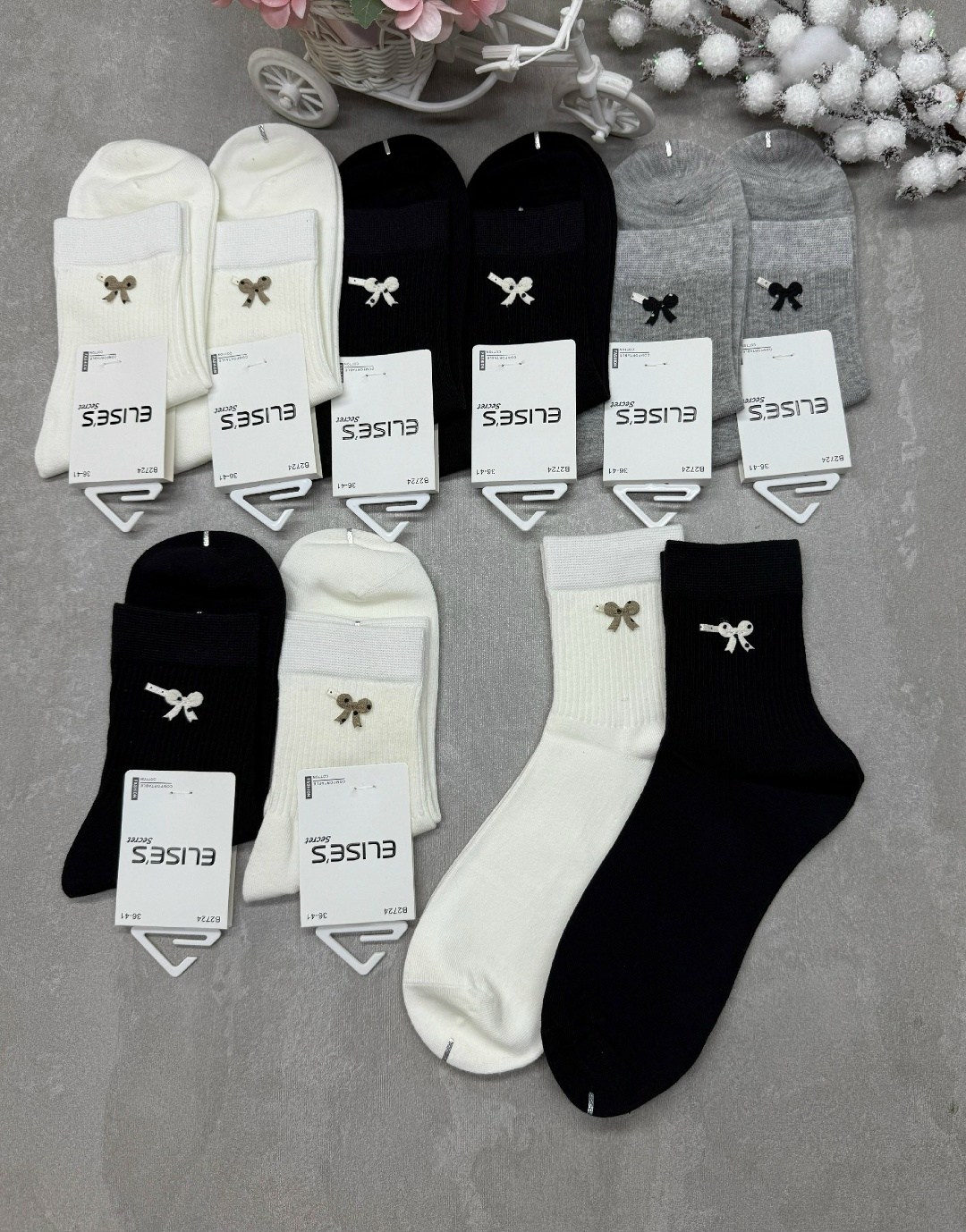 носки женские 10 пар,женские носки,носки комплект,носки для женщин,носки женские 10 пар разного цвета