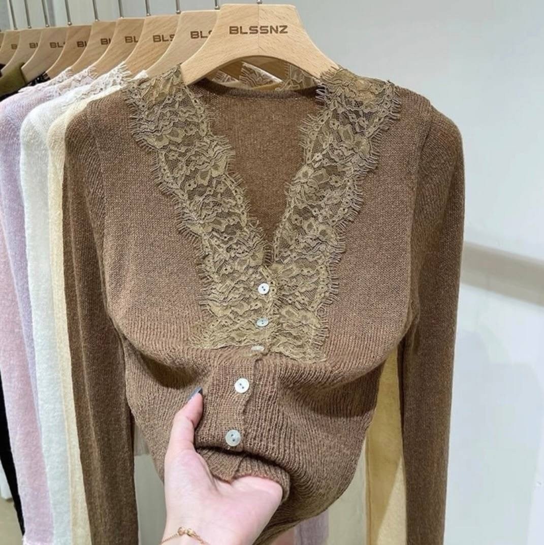 кардиган розовый,женский кружевной свитер,женский трикотажный кардиган,кружевная блузка,кружево под свитер