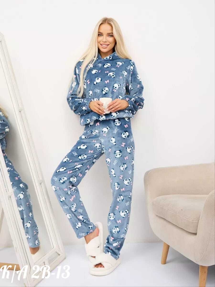 пижама со штанами теплая домашняя,пижама теплая,женская пижама,пижама люкс,пижама сити текс