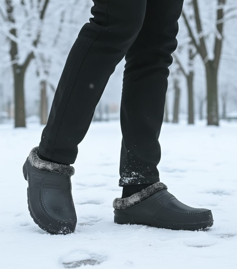 утепленные галоши мужские lucky land 24619944,обувь,мужские галоши,мужские утепленные галоши,галоши с мехом мужские