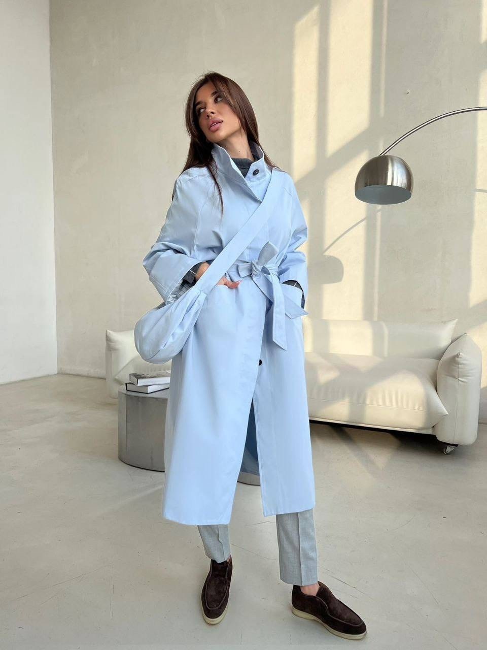 стильное пальто,тренч пальто,модное пальто,голубое пальто,пальто кашемир