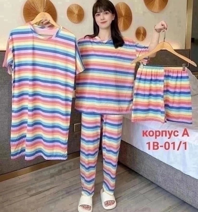 пижама 4 в 1,пижама тройка,пижама женская,пижама женская костюм,пижама женская вайлдбериес