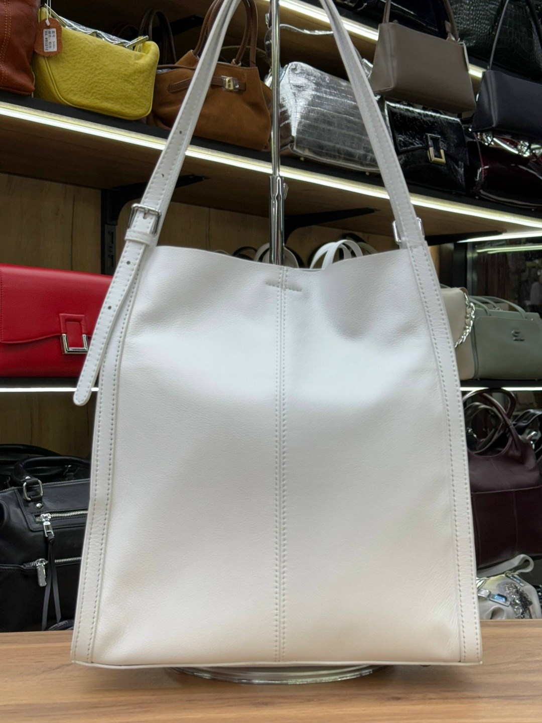 женская сумка,сумка,женская сумка шоппер,сумка кожаная,серая сумка