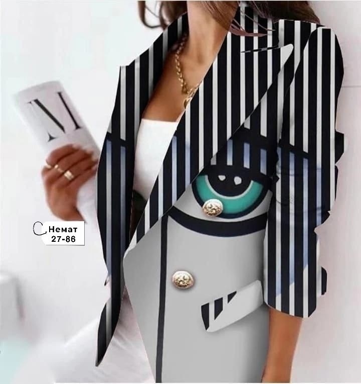 пиджак с принтом,стильный пиджак,женская мода,пиджак женский