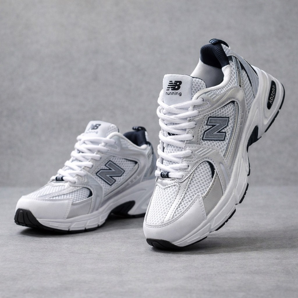 кроссовки new balance,кроссовки new balance 530,new balance 530 white silver navy,,new balance 530