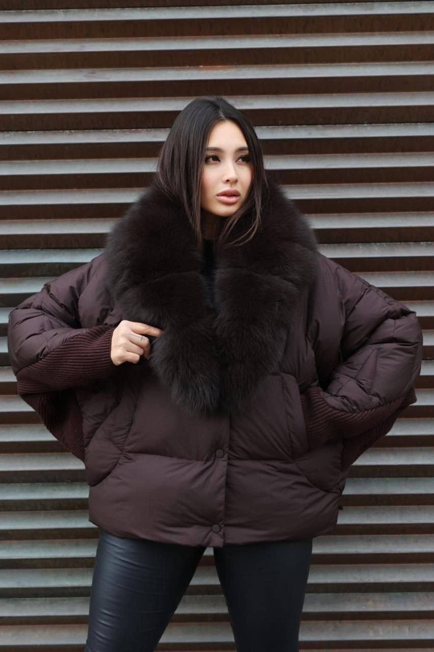 пуховик женский,пуховик,короткий пуховик,пуховик с меховым воротником,куртка женская