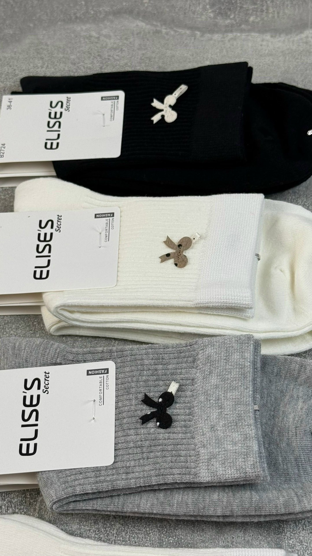 хлопковые носки,носки женские,женские носки хлопковые,носки с бантами,носки повседневные