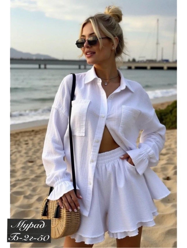 льняной костюм женский летний с шортами,муслиновый костюм женский с шортами,летние костюмы женские,костюм с шортами женский летний,летние костюмы