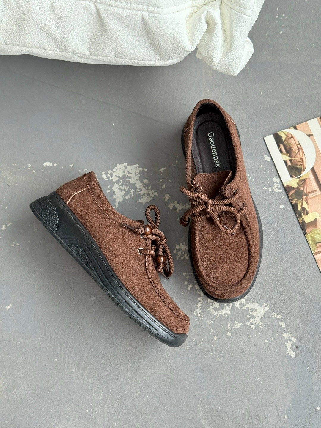 ,полуботинки женские, повседневные, женская,коричневые полуботинки