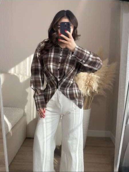 женская рубашка в клетку,рубашка в клетку оверсайз на кнопках,рубашка женская в клетку оверсайз,рубашка в клетку оверсайз удлиненная,рубашка в клетку оверсайз