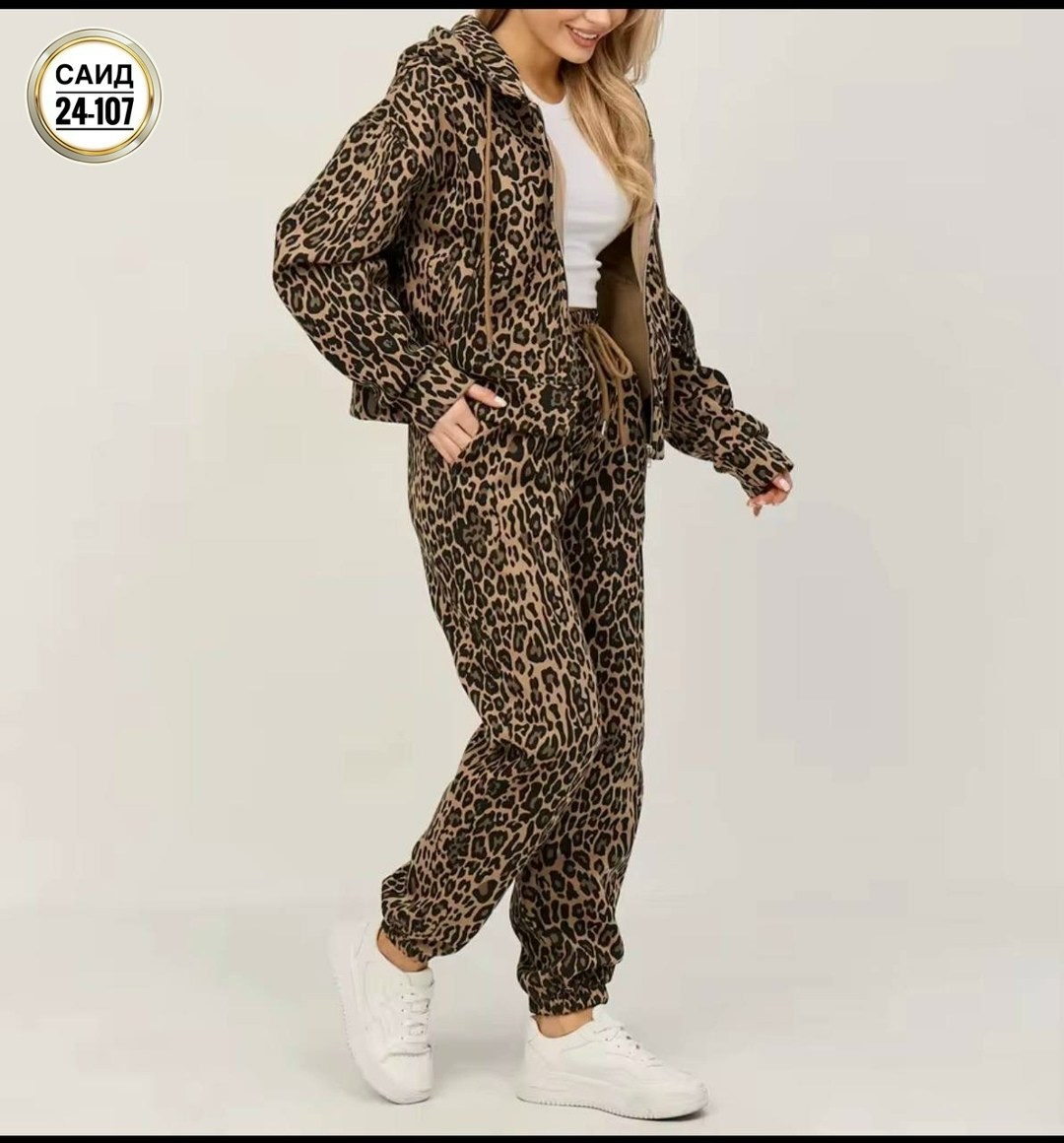 леопардовый костюм,костюм леопардовый женский,костюм двойка леопардовый,спортивные костюмы женские,женский костюм
