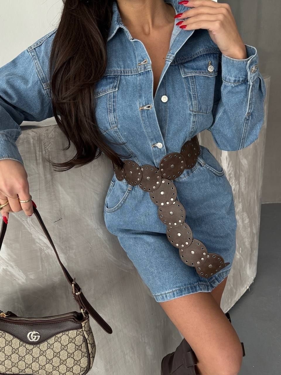 джинсовое платье,джинсовое платье женское,джинсовое платье-рубашка в стиле карго,платье джинс,стильное джинсовое платье