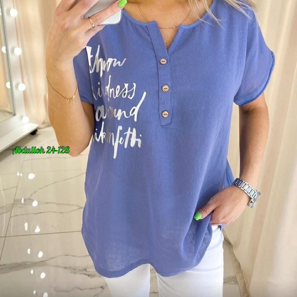 блузка свободного кроя,блузка на каждый день,блузка женская,женская повседневная блузка,блузка лен