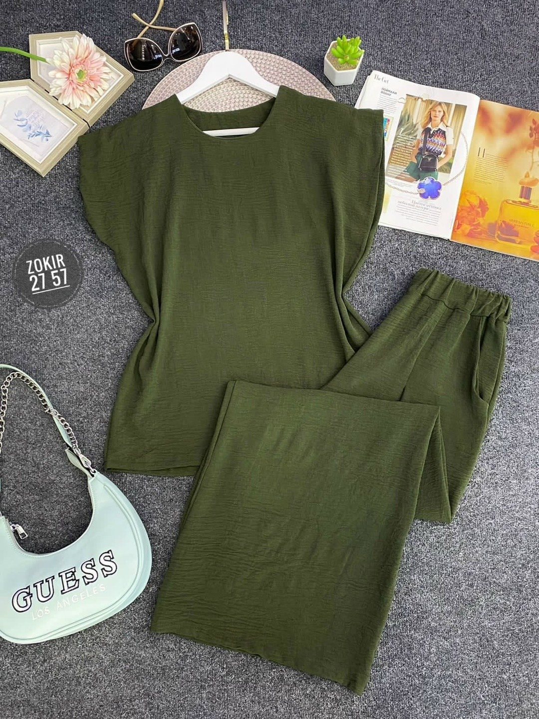 костюм с брюками,женский костюм с брюками,широкие брюки,костюм летний льняной с брюками палаццо и топом modero,летние костюмы