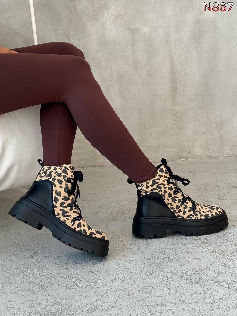 леопардовые ботинки на платформе,ботинки женские леопардовые,ботинки замш,женские ботинки, женская