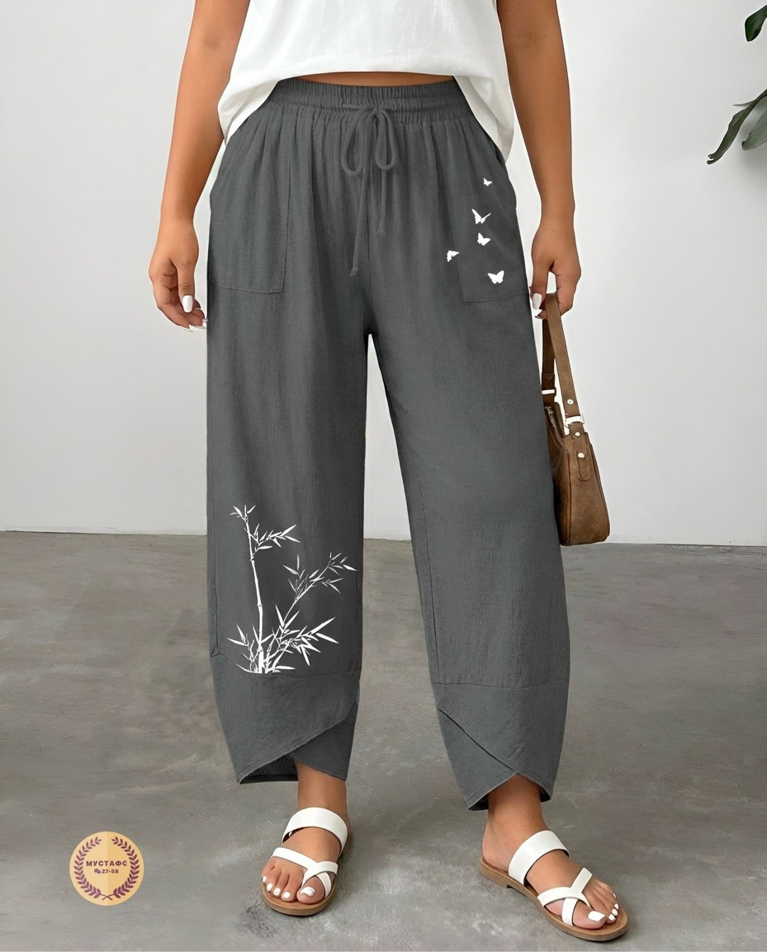 повседневные брюки,женские свободные брюки,льняные брюки,широкие женские брюки,брюки в стиле бохо