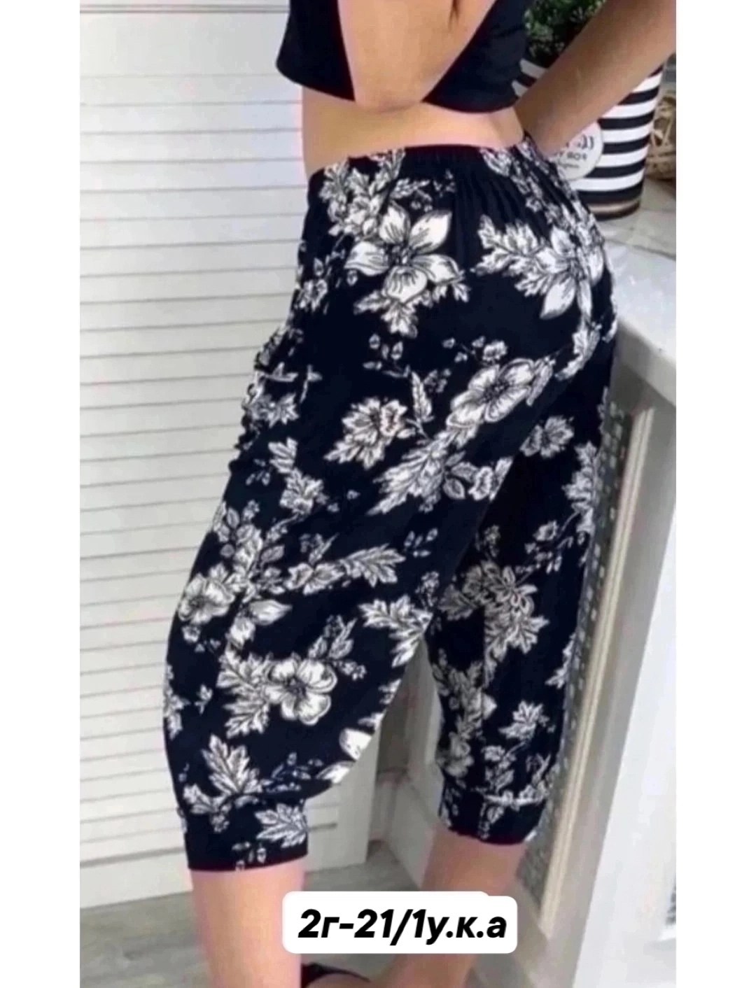 бриджи в цветочек,бриджи женские домашние,брюки домашние женские,бриджи женские,капри женские