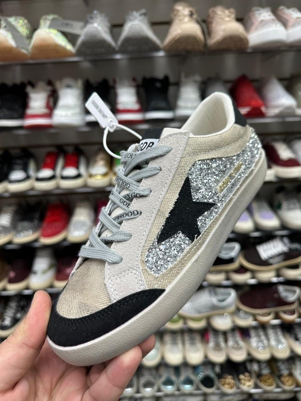 кеды женские golden goose,,golden goose кеды v-star с блестками серебристый,golden goose кеды,кроссовки golden goose