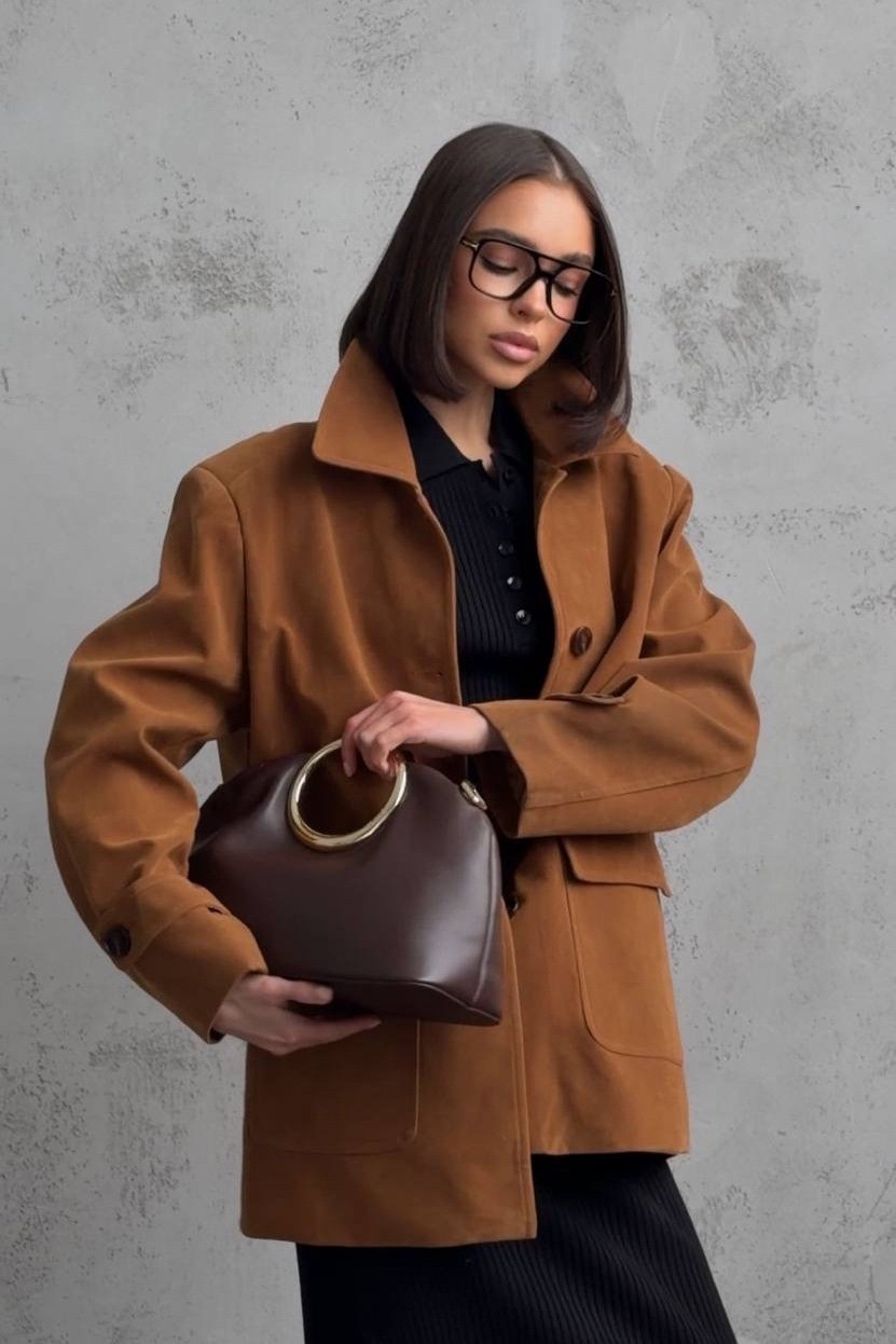 полупальто коричневый,пальто пиджак,коричневое пальто,пальто dava 7003 шоколадное