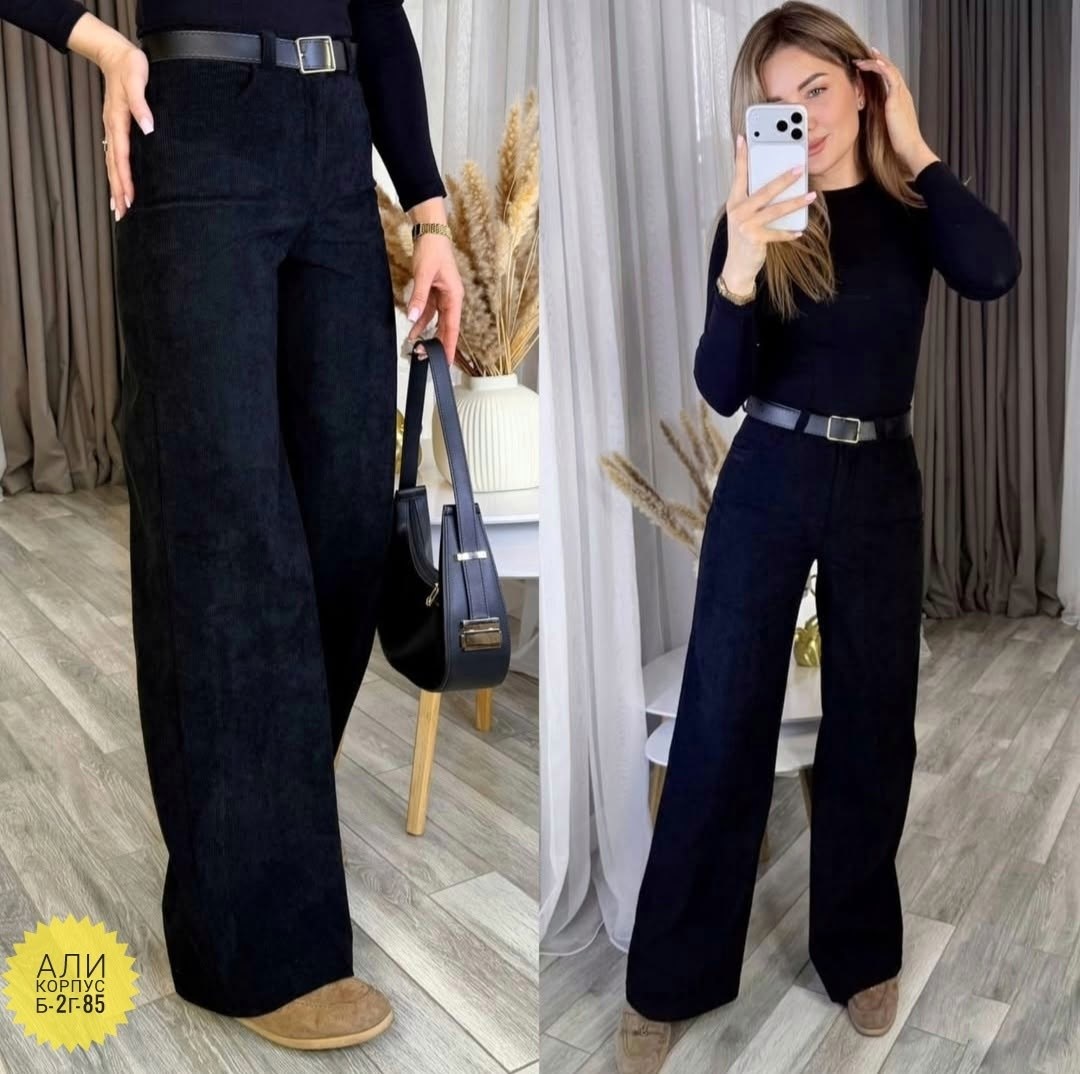 брюки повседневные "вельвет" зеленый для женщин,брюки женские,женские широкие брюки,брюки льняные,широкие брюки