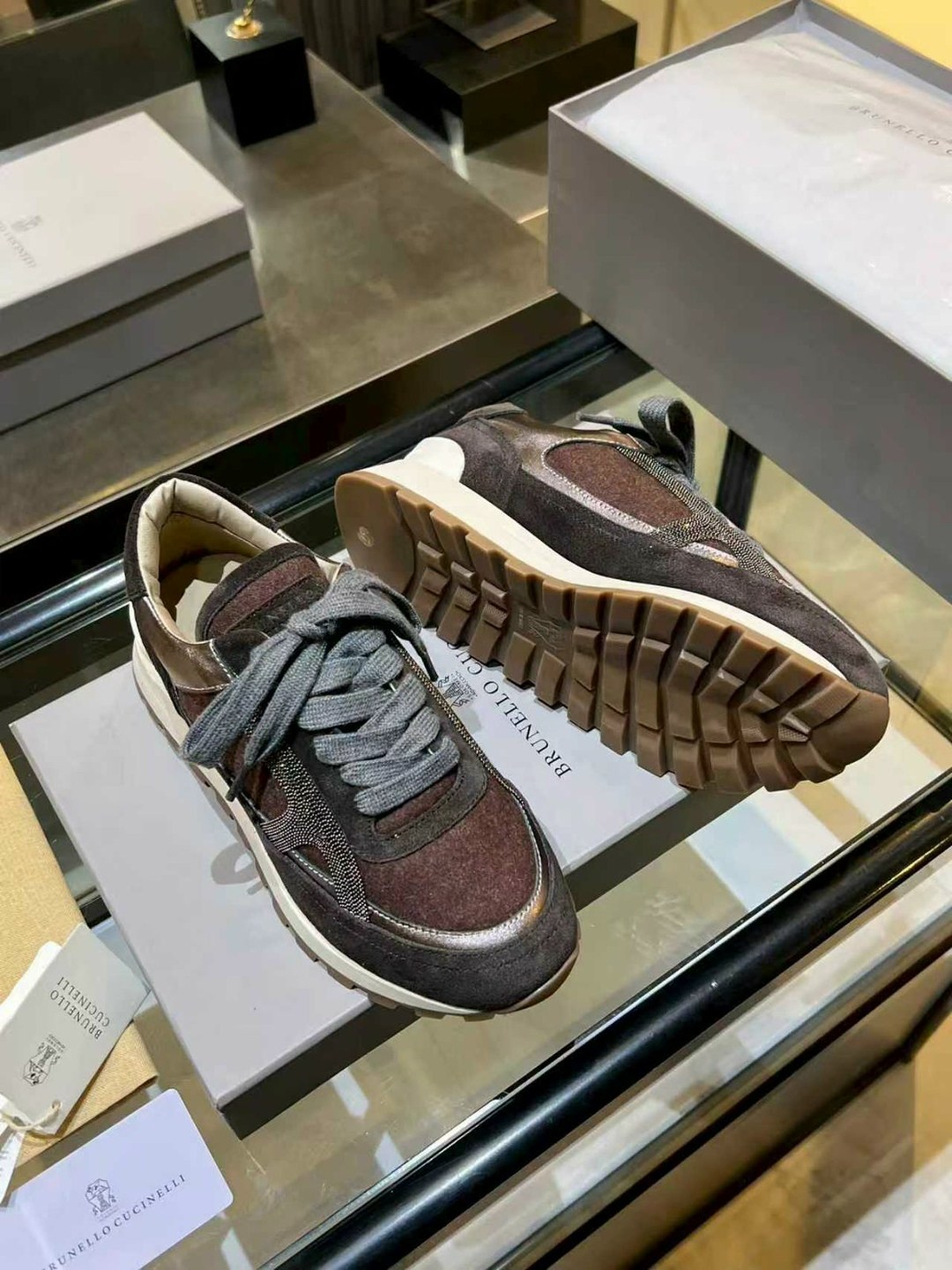 кроссовки женские brunello cucinelli,кроссовки женские замшевые brunello cucinelli,замшевые кроссовки brunello cucinelli,женские замшевые кроссовки brunello cucinelli monili premium - brown,brunello c