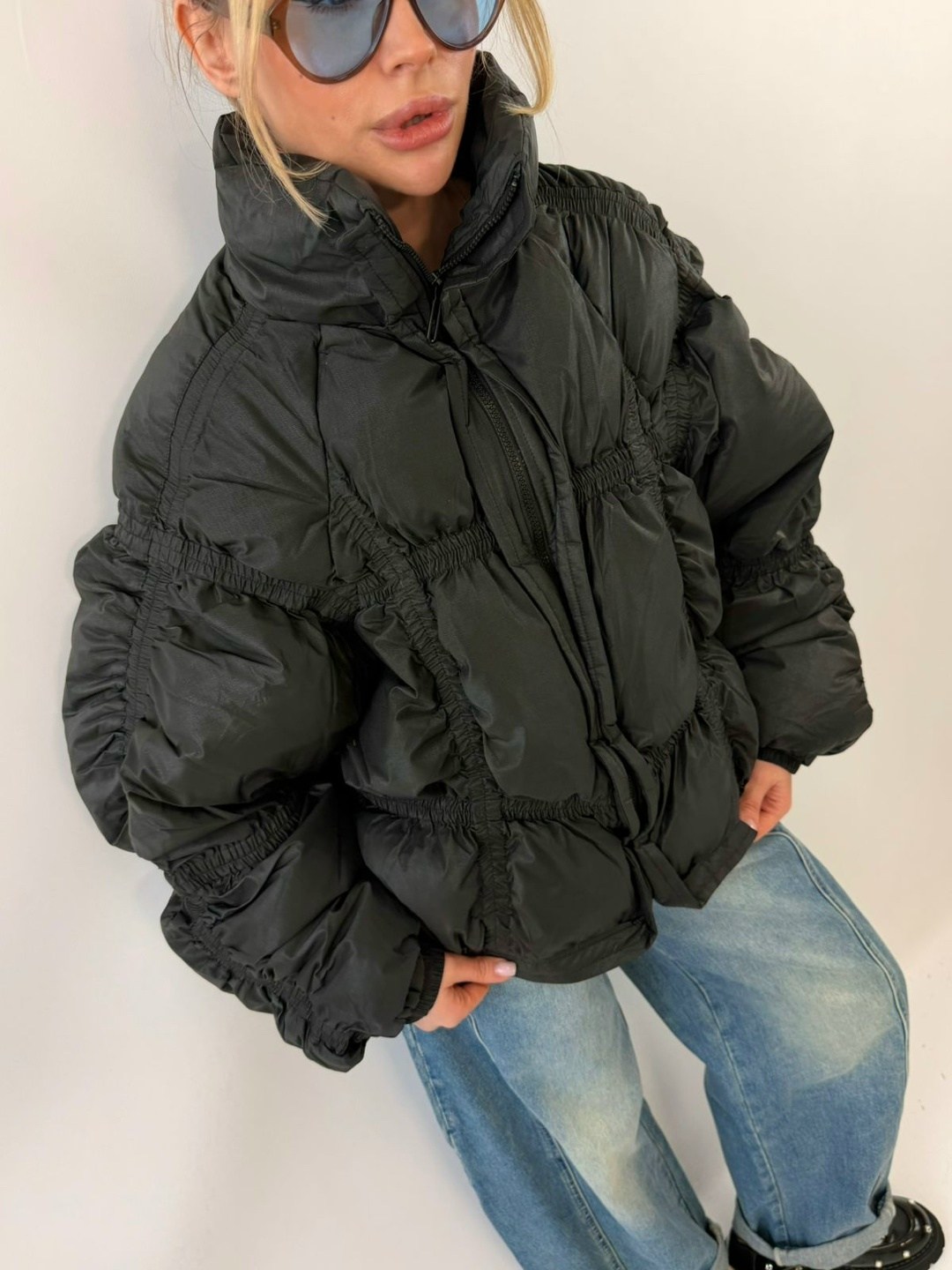 куртка оверсайз,оверсайз пуховик,пуховик,короткая куртки,куртка пуховик женская