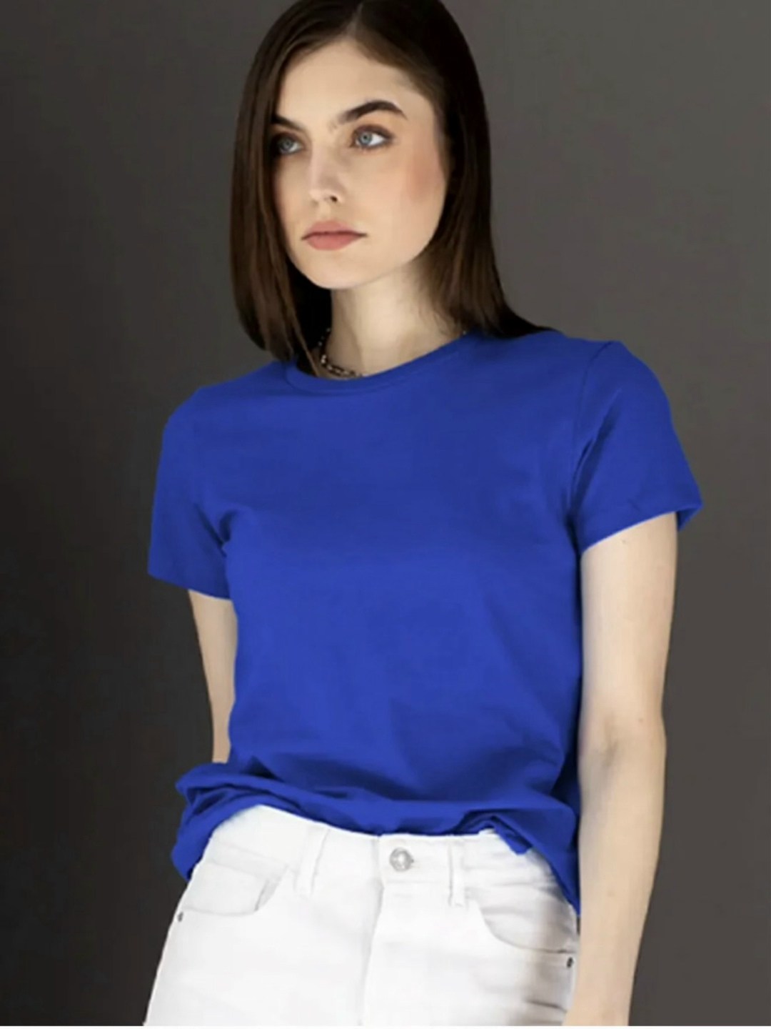 футболки женская,футболка женская uzcotton premium серая xs,однотонная женская футболка,футболка графитового цвета,меланж серый