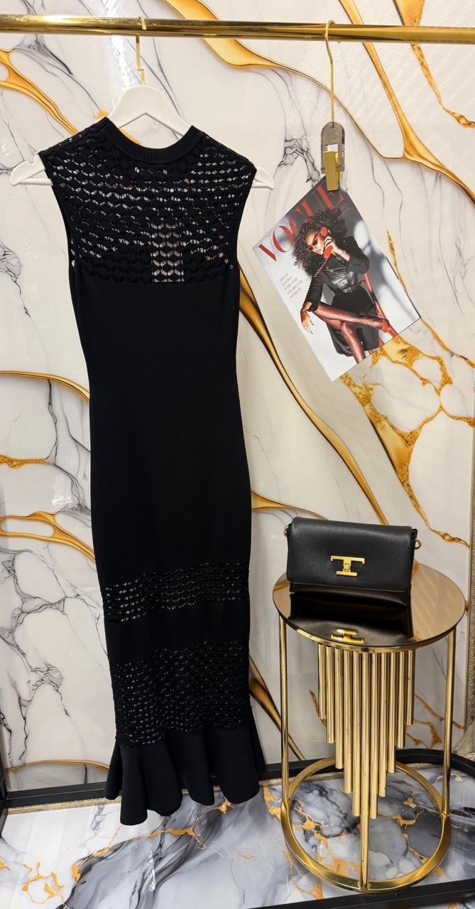 платье,приталенное платье,женское платье,чëрное платье,платье макси