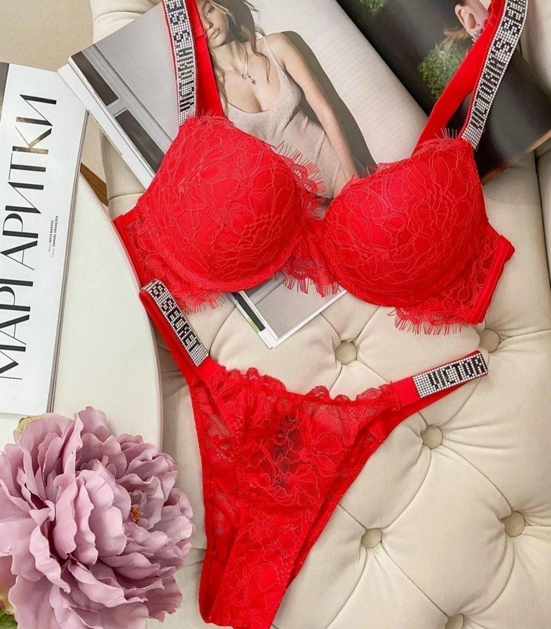 комплект белья victoria's secret,нижнего белья комплект,комплект женского нижнего белья,комплект нижнего белье красный,женский кружевной комплект нижнего белья