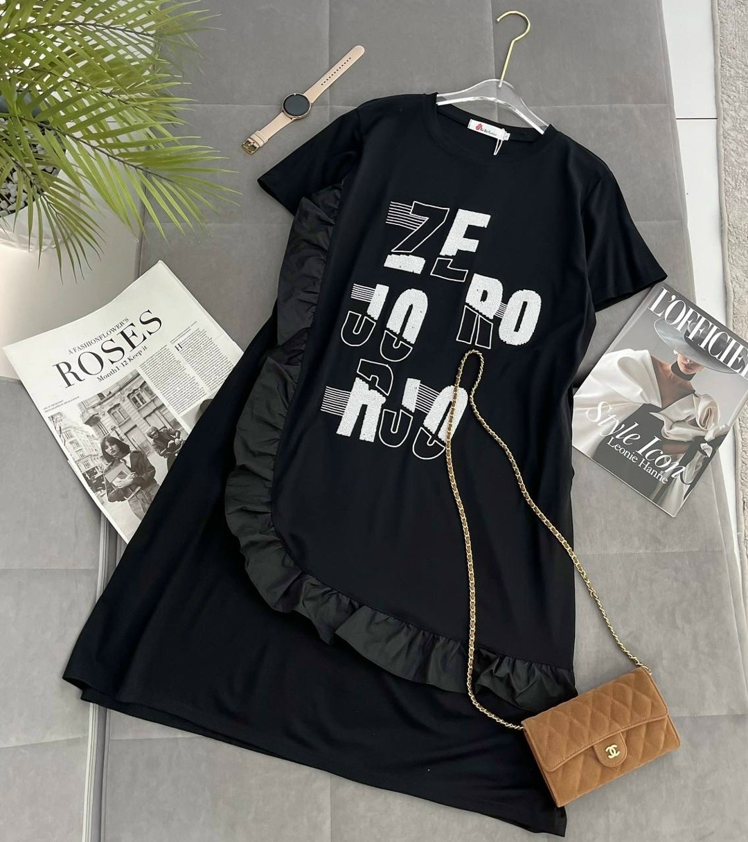 платье,платье футболка оверсайз с принтом afy brand,платье черное,модное платье,платье для девочек